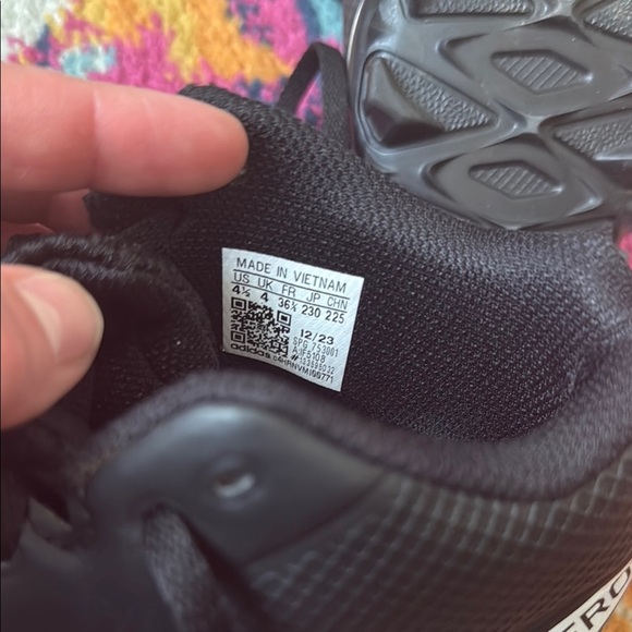 Adidas Adizero Black and White Cleats - Picture 4 of 5